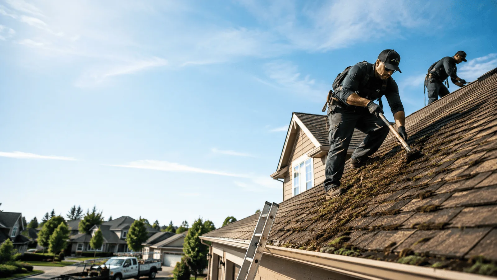 Roof Moss Removal in Aristes, PA near me